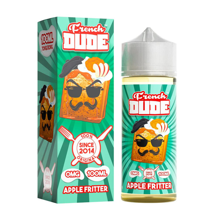 Apple Fritter French Dude 100mL with packaging