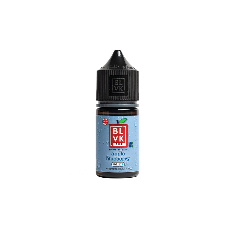 Apple Blueberry Ice BLVK Fuji Salts 30mL bottle
