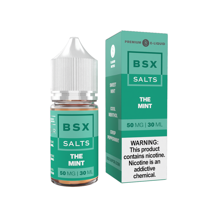 The Mint | Glas  BSX Salt | 30mL with packaging