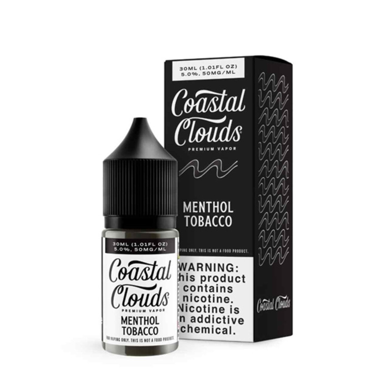 Menthol Tobacco Coastal Clouds Salts 30mL with packaging