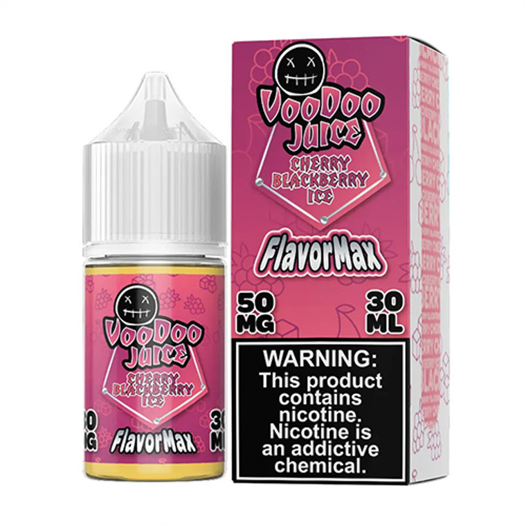 Cherry Blackberry Ice Voodoo Juice FlavorMax Salts 30mL with packaging