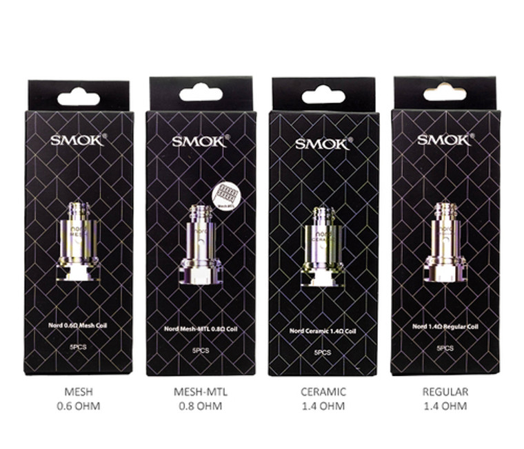 SMOK Nord Coils 5-Pack Group Photo