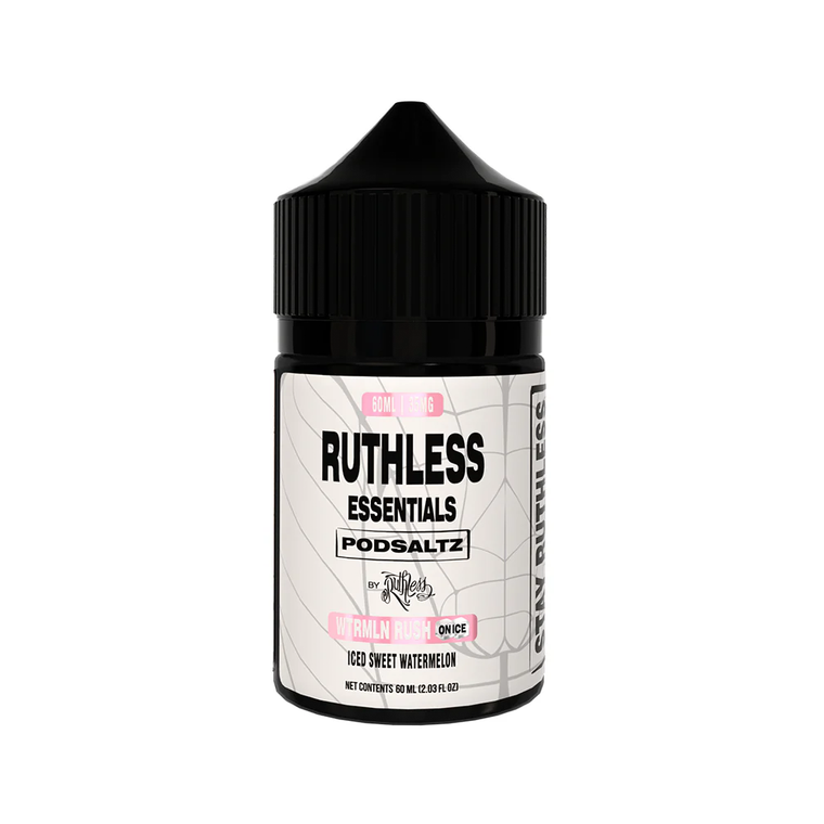Watermelon Rush On Ice Ruthless Essentials Salts 60mL bottle