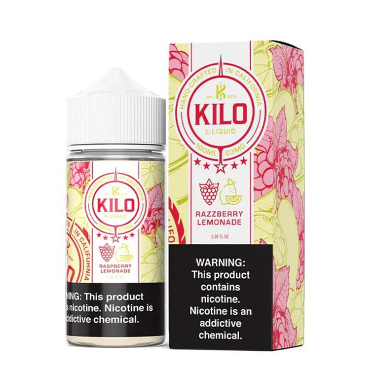 Raspberry Lemonade Kilo Revival 100mL with packaging