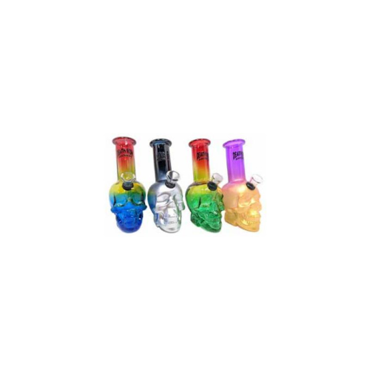 Death Row Records (Water Pipe) DRWPSK01-04 6" Skull Head Bubbler group photo