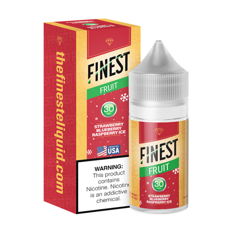 Strawberry Blueberry Raspberry Ice Fruit Edition Salts 30mL with packaging