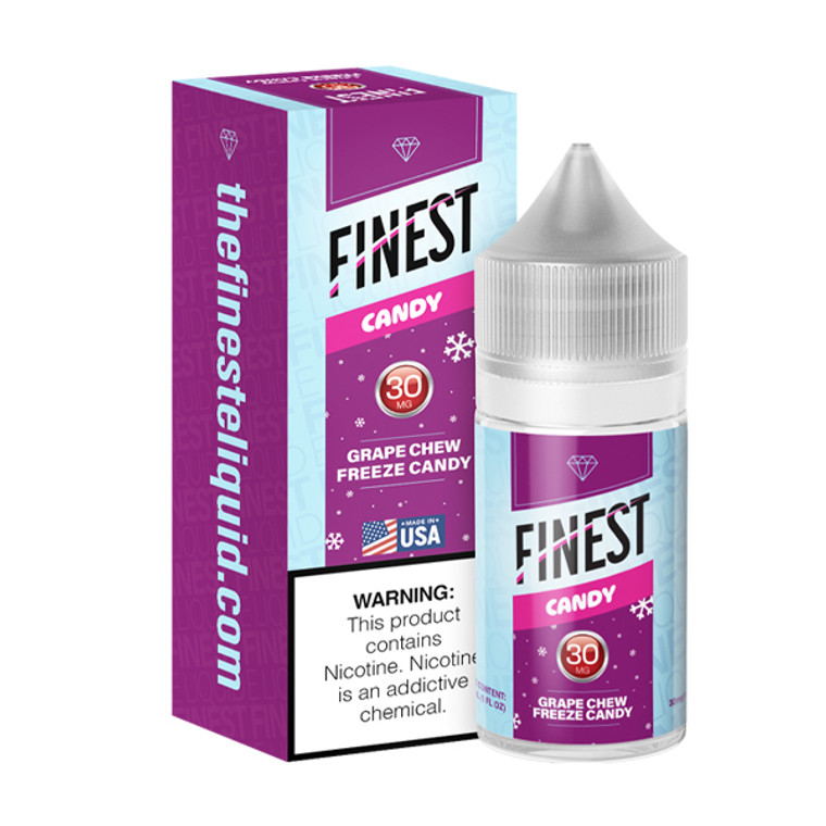 Grape Chew Freeze Candy Edition Salts 30mL with packaging