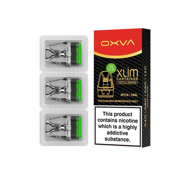 OXVA Xlim Version SS Replacement Pod 1.2ohm with packaging