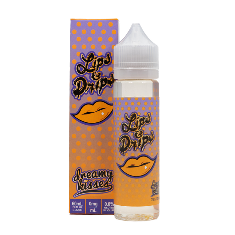 Dreamy Kisses by Lips & Drips E-Liquid with packaging