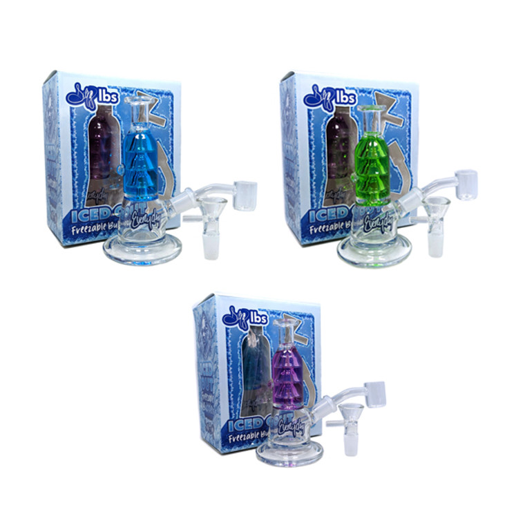 Dogg Lbs (Water Pipe) 5.5" Iced Out Freezeable Water Pipe with 14mm Banger & Bowl group photo