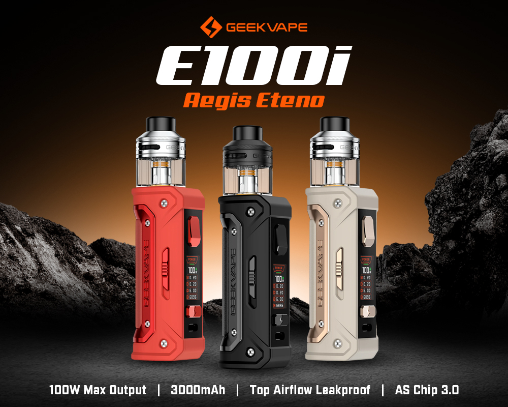Geekvape Aegis Eteno E100i Starter Kit with Specs