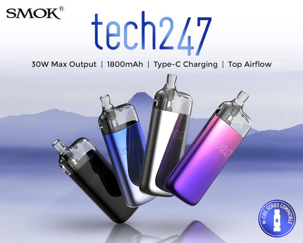 Smok Tech 247 Pod System with Technical Specifications
