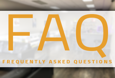 Vape shop background for frequently asked questions