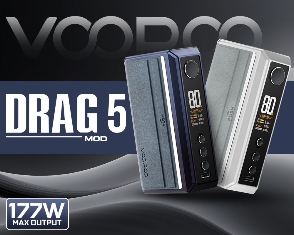 Voopoo Drag 5 Mod in Two Different Colors