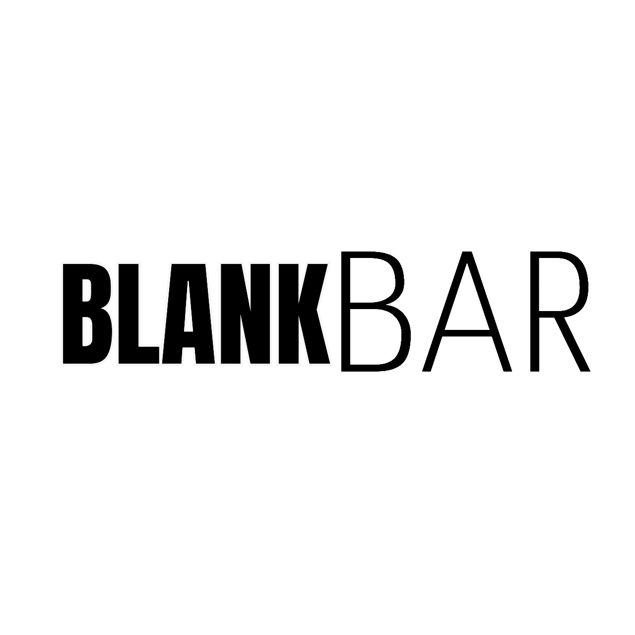Blank Bar