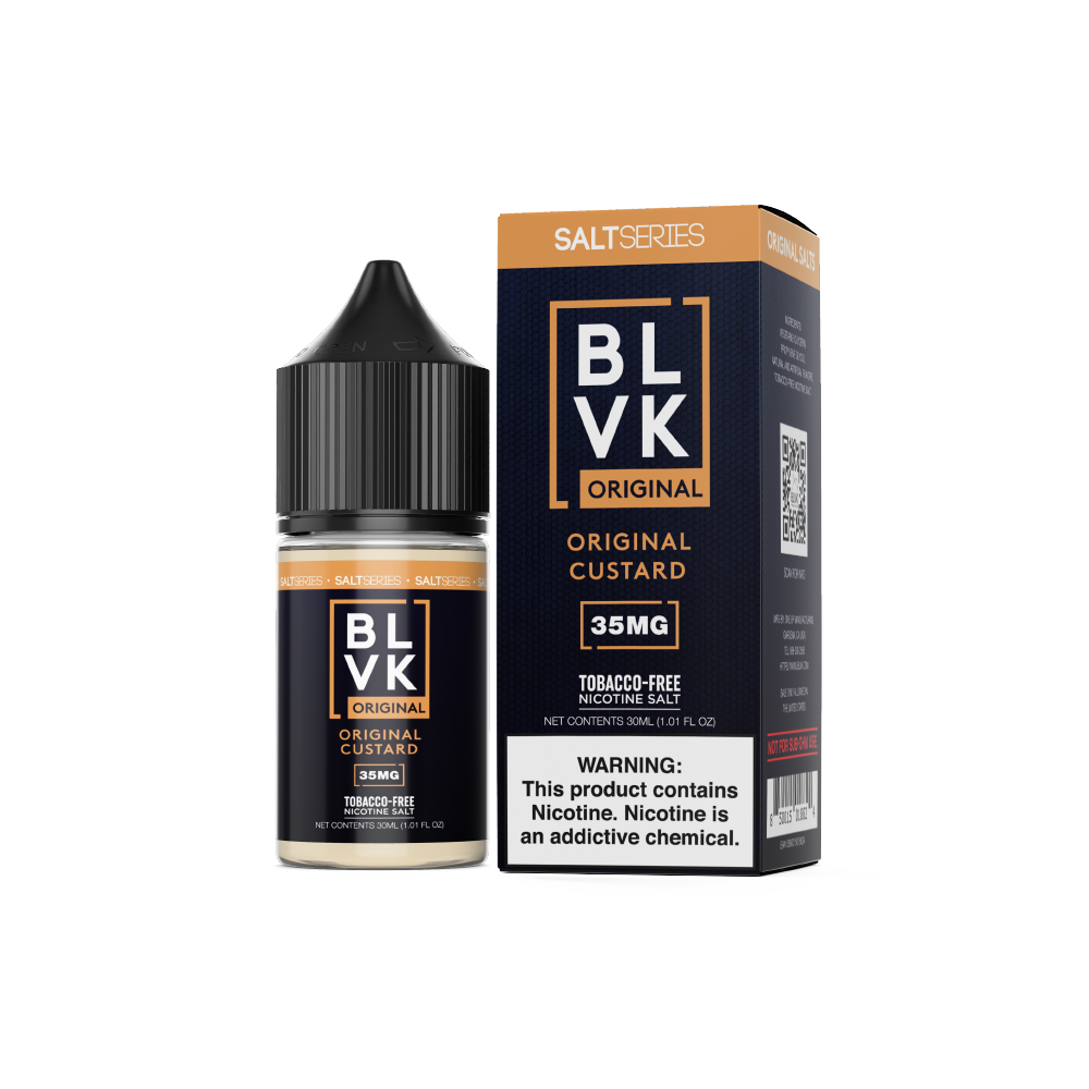 Original Custard (Vanilla Custard) by BLVK Salt E-Liquid