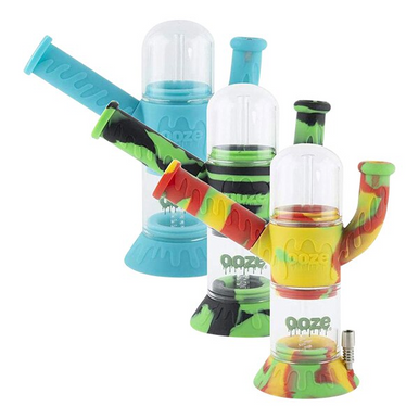 OOZE Cranium Silicone Glass Water Pipe & Nectar Collector – The Smoke Father