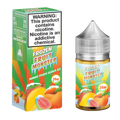 Mango Peach Guava Ice By Frozen Fruit Monster Salts E-Liquid