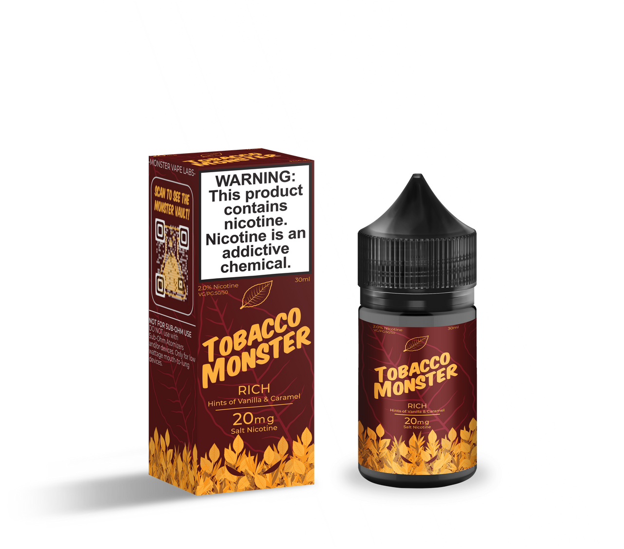 Rich by Tobacco Monster Salt E-liquid