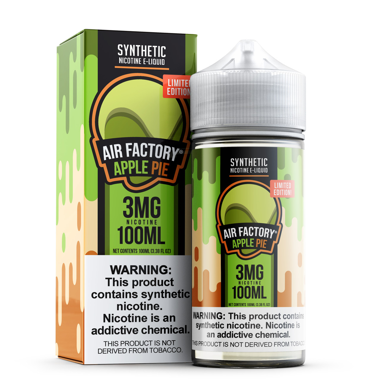 "Limited Edition" Apple Pie by Air Factory Tobacco-Free Nicotine Series E-Liquid