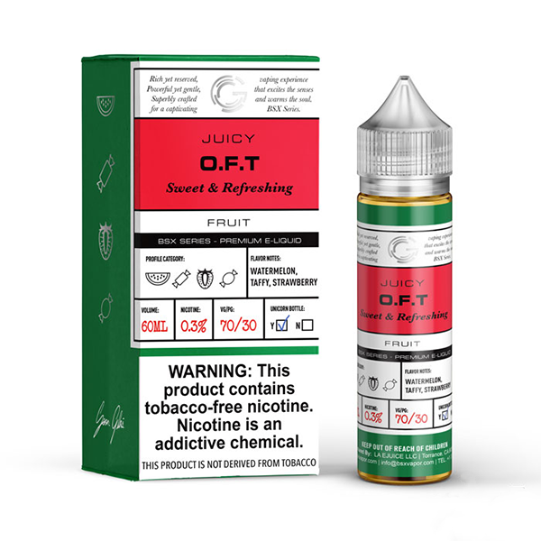 OFT by GLAS BSX Series Tobacco-Free Nicotine E-Liquid