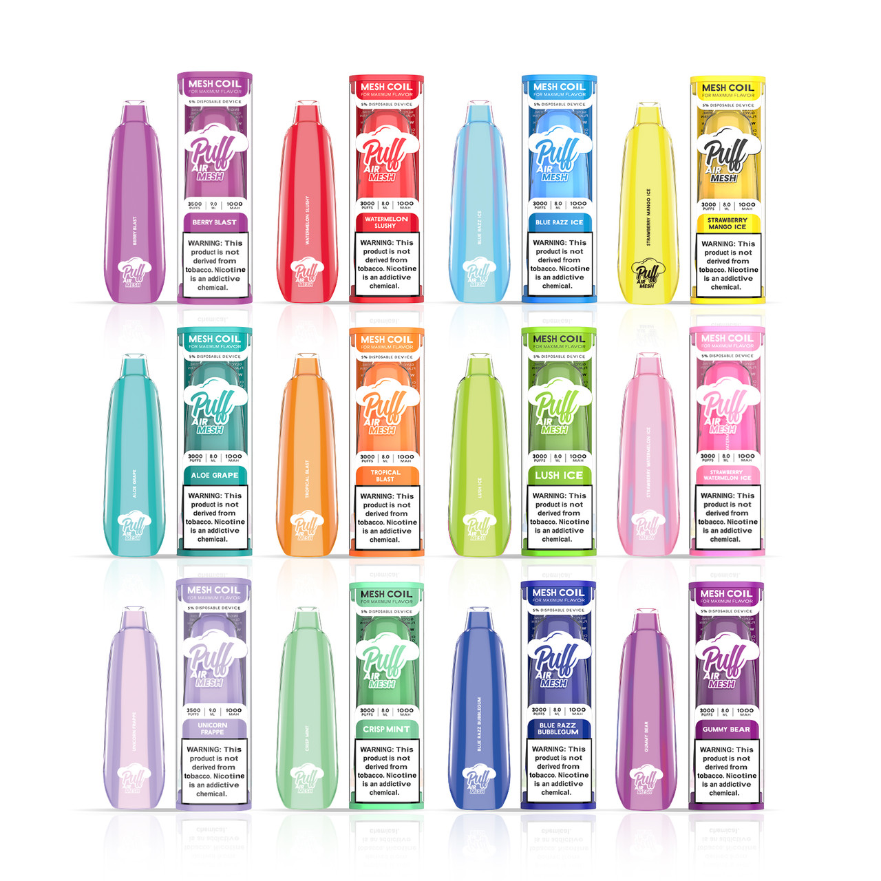 Puff Air Mesh | 3000 Puffs | 8mL