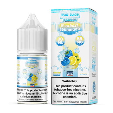 Blue Razz Lemonade Freeze by Pod Juice Salt