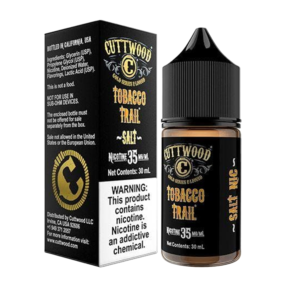Tobacco Trail By Cuttwood E-Liquid 30mL (Salt Nic)