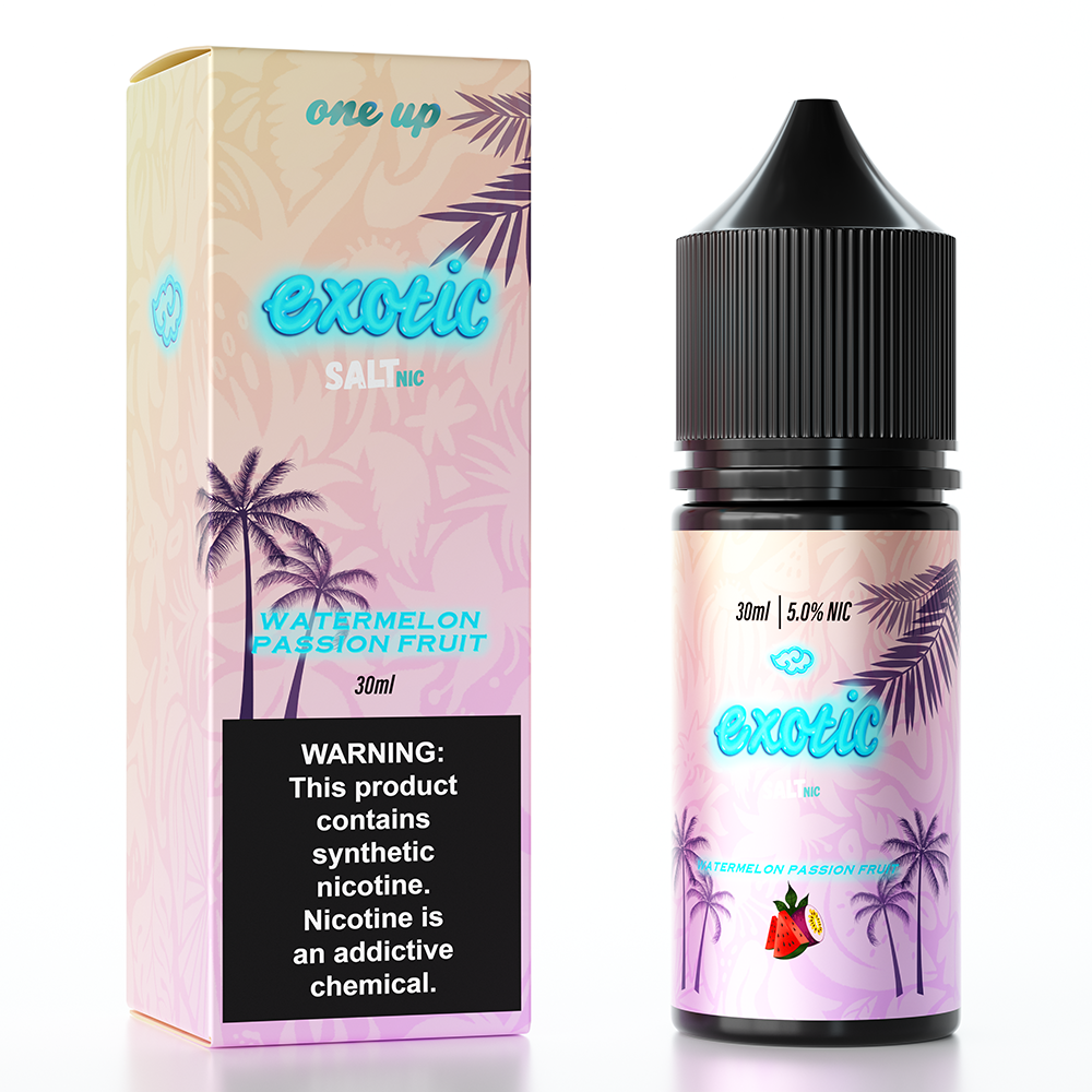 Watermelon Passion Fruit by One Up TFN Salt Series E-Liquid 30mL (Salt Nic)