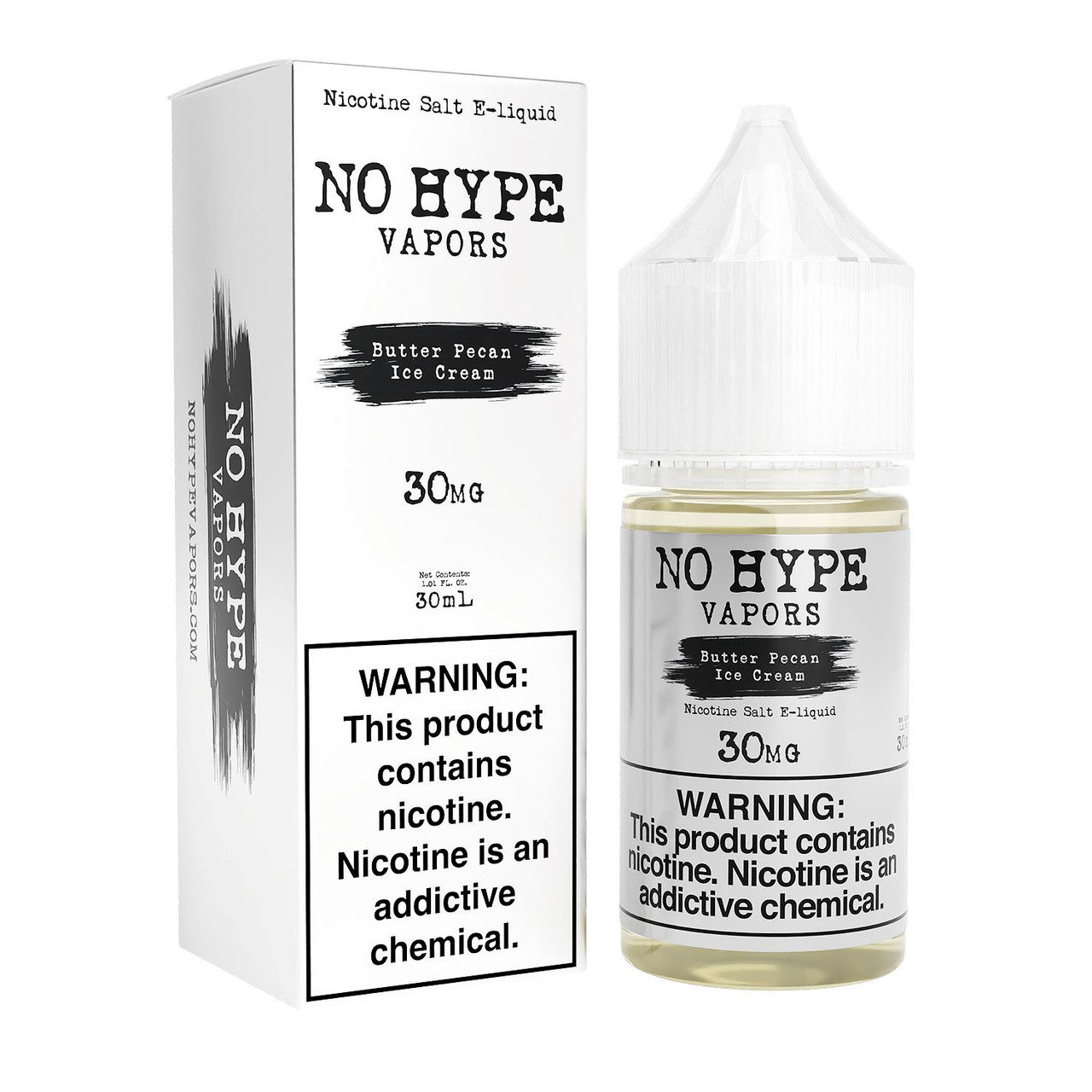 Butter Pecan Ice Cream by No Hype E-Liquid 30mL Salt Nic