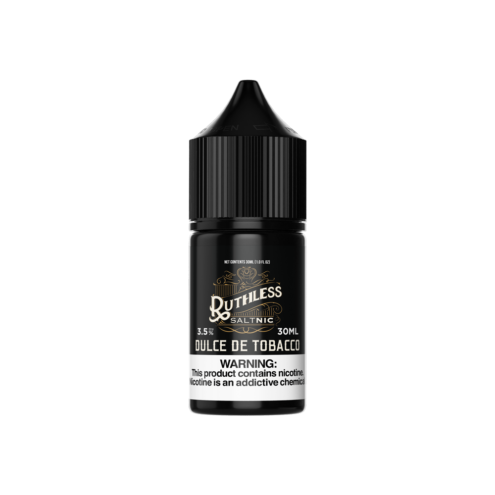 Dulce De Tobacco by Ruthless Salt Series E-Liquid 30mL (Salt Nic)