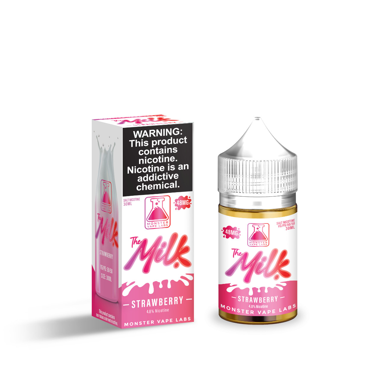 Strawberry by Jam Monster Salt Milk Series E-Liquid 30mL (Salt Nic)