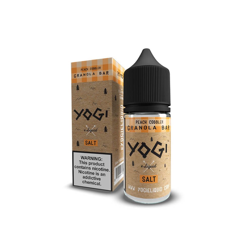 Peach Cobbler by Yogi Salt Series E-Liquid 30mL (Salt Nic)