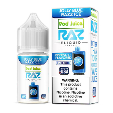 Blue Raz Gush Vape Flavor Blue Raz GUSH - Pod Juice x Raz E-Liquid