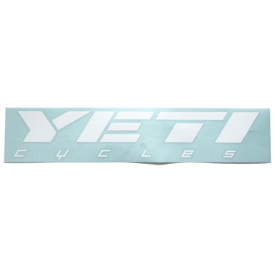 YETI CYCLES STENCIL WHITE
