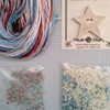 Materials included in Conch Shell Bead Cross Stitch Kit Mill Hill 2010 Buttons & Beads Spring MH140102