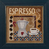 Espresso Cross Stitch Kit Mill Hill 2020 Buttons & Beads Autumn MH142024