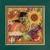 Fall Collage Cross Stitch Kit Mill Hill 2026 Buttons & Beads Autumn MH142621