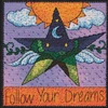 Stitched area of Follow Your Dreams Beaded Beaded Counted Cross Stitch Mill Hill 2026 Sticks ST152612