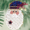 Kris Kringle 2001 Bead Cross Stitch Kit Mill Hill 2001 Winter Holiday