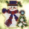 Frosty Fir Bead Christmas Ornament Kit Mill Hill 2005 Winter Holiday