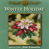 Pink Poinsettia Beaded Ornament Kit Mill Hill 2007 Winter Holiday