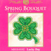 Lucky Day Bead Cross Stitch Ornament Kit Mill Hill 2010 Spring Bouquet