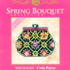 Coin Purse Beaded Cross Stitch Kit Mill Hill 2010 Spring Bouquet