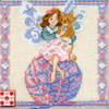 Yarn Fairy Beaded Cross Stitch Kit Mill Hill 2011 Jim Shore Fairies