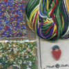 Hanging Around Bead Cross Stitch Kit Mill Hill 2011 Buttons & Beads