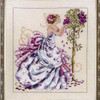 Roses of Provence Kit (Cross Stitch Chart, Fabric, Beads, Braid) Mirabilia MD124