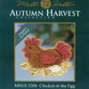 Chicken or The Egg Bead Cross Stitch Kit Mill Hill 2013 Autumn Harvest