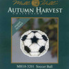 Soccer Ball Beaded Cross Stitch Kit Mill Hill 2013 Autumn Harvest