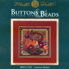 Autumn Basket Cross Stitch Kit Mill Hill 2013 Buttons & Beads Autumn